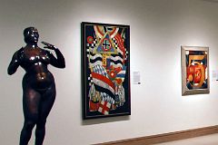 Top Met Paintings After 1860 19 Gaston Lachaise Standing Woman (Elevation), Marsden Hartley Portrait of a German Officer, Charles Demuth The Figure 5 in Gold
